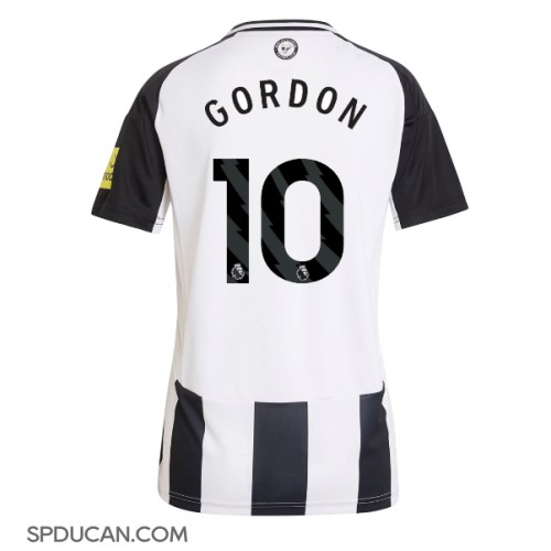 Zenski Nogometni Dres Newcastle United Anthony Gordon #10 Domaci 2024-25 Kratak Rukav